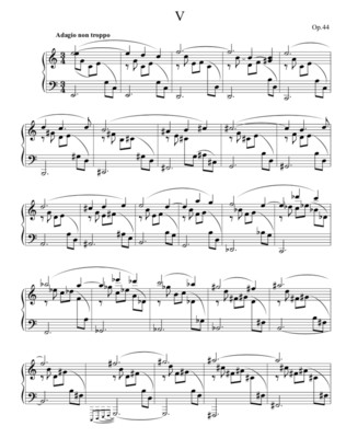Concert Étude Op.44, No.5 [PDF file]