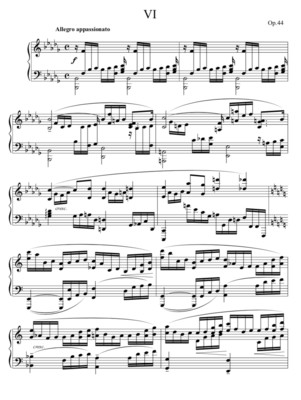 Concert Étude Op.44, No.6 [PDF File]