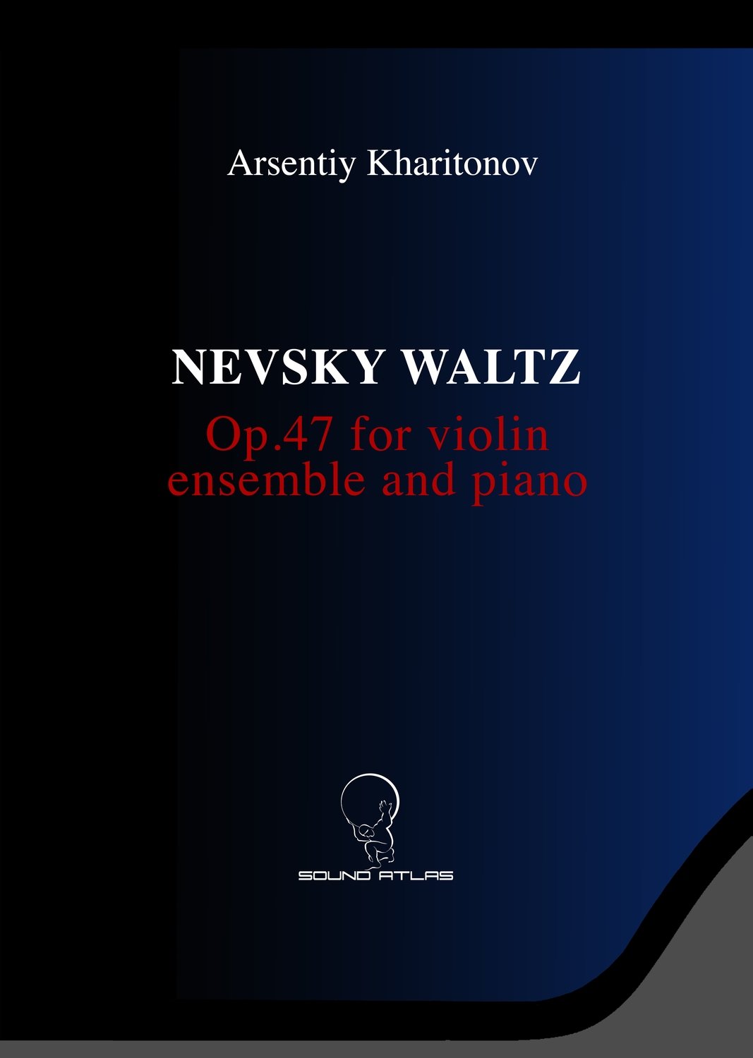 Nevsky Waltz  Op.47 for violin ensemble and piano (Digital Download, PDF file)