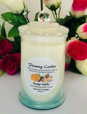 Large Button Jar Candles