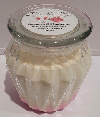 Large Button Jar Candles