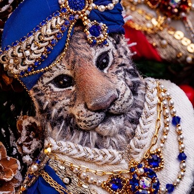 Набор для курса «Тигр-махараджа»: синяя гамма