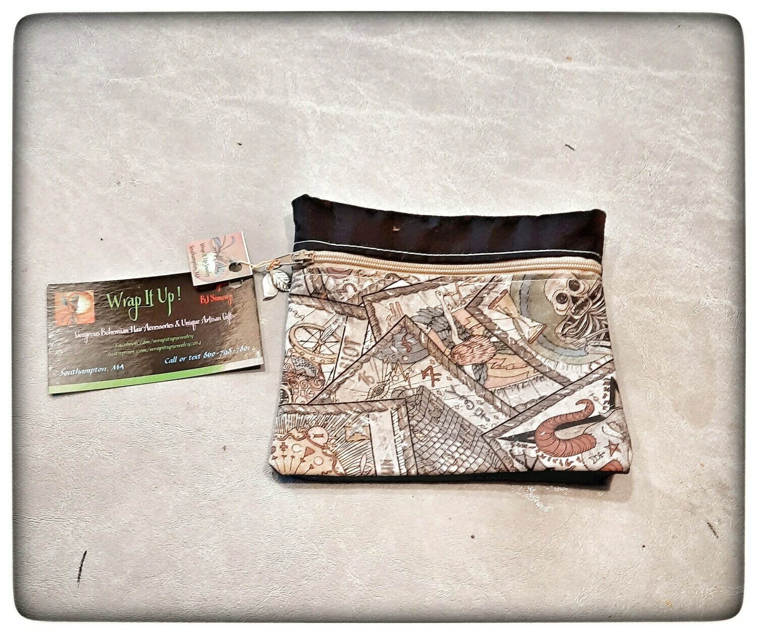 Cosmetic Bag or Face Mask Pouch
