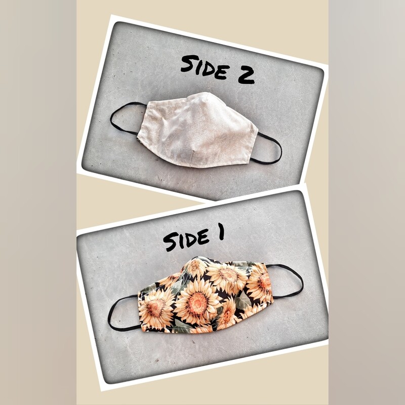 Sunflower Reversible Face Mask