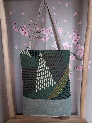 Sac "sable émeraude"