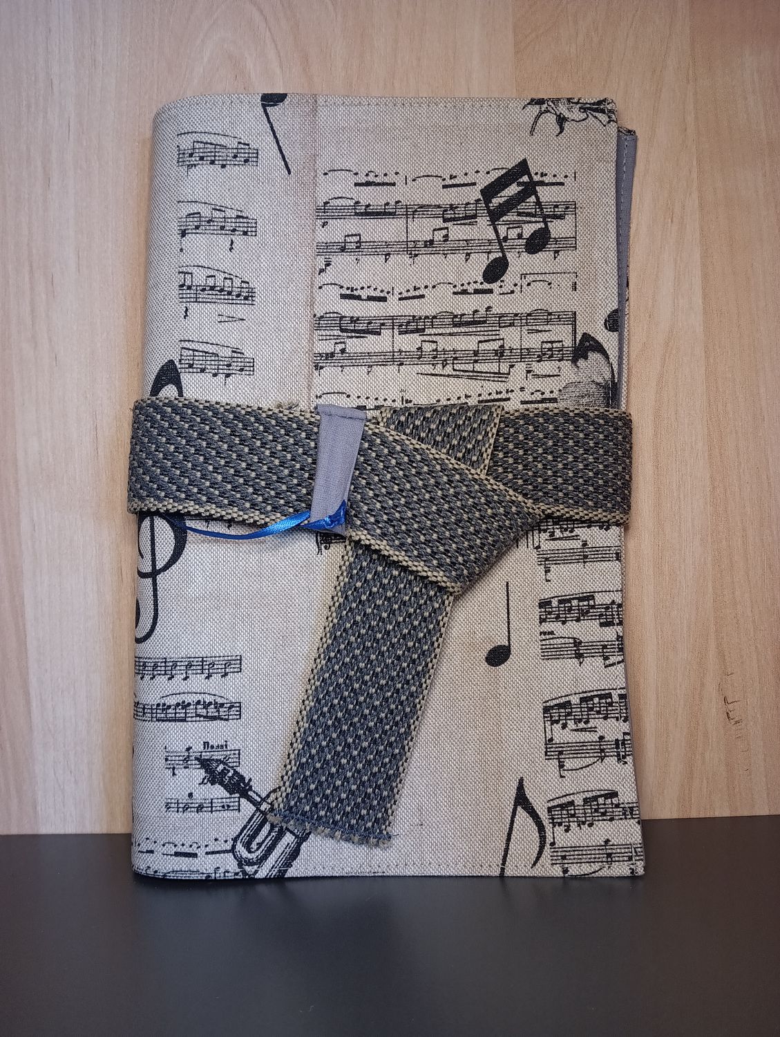 Support bloc-note A5 "musique"