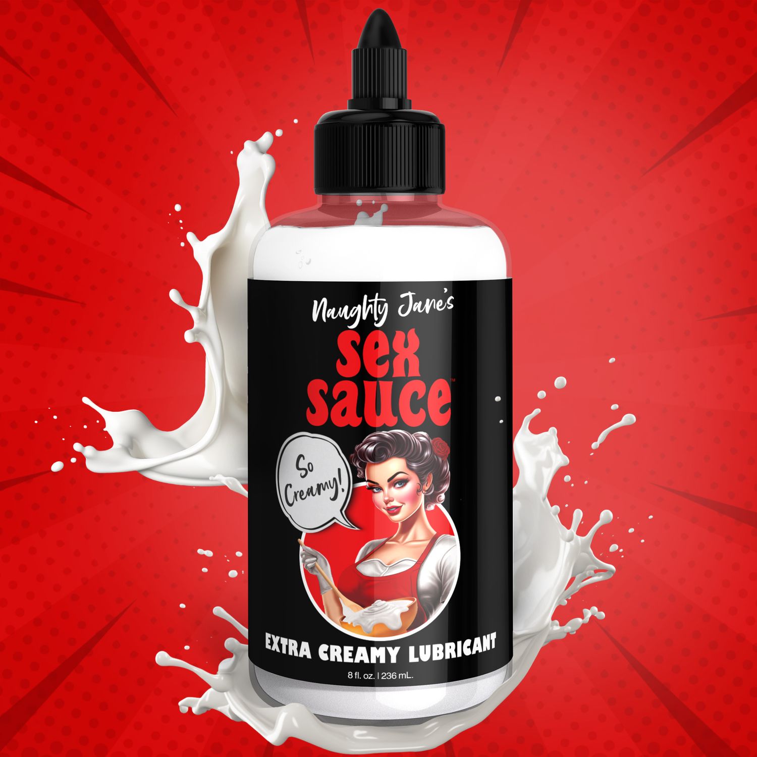 Naughty Jane&#39;s Sex Sauce Extra Creamy Lubricant - 8oz