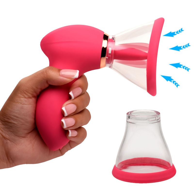 Plump Pleasure Licking &amp; Sucking Clitoral Stimulator