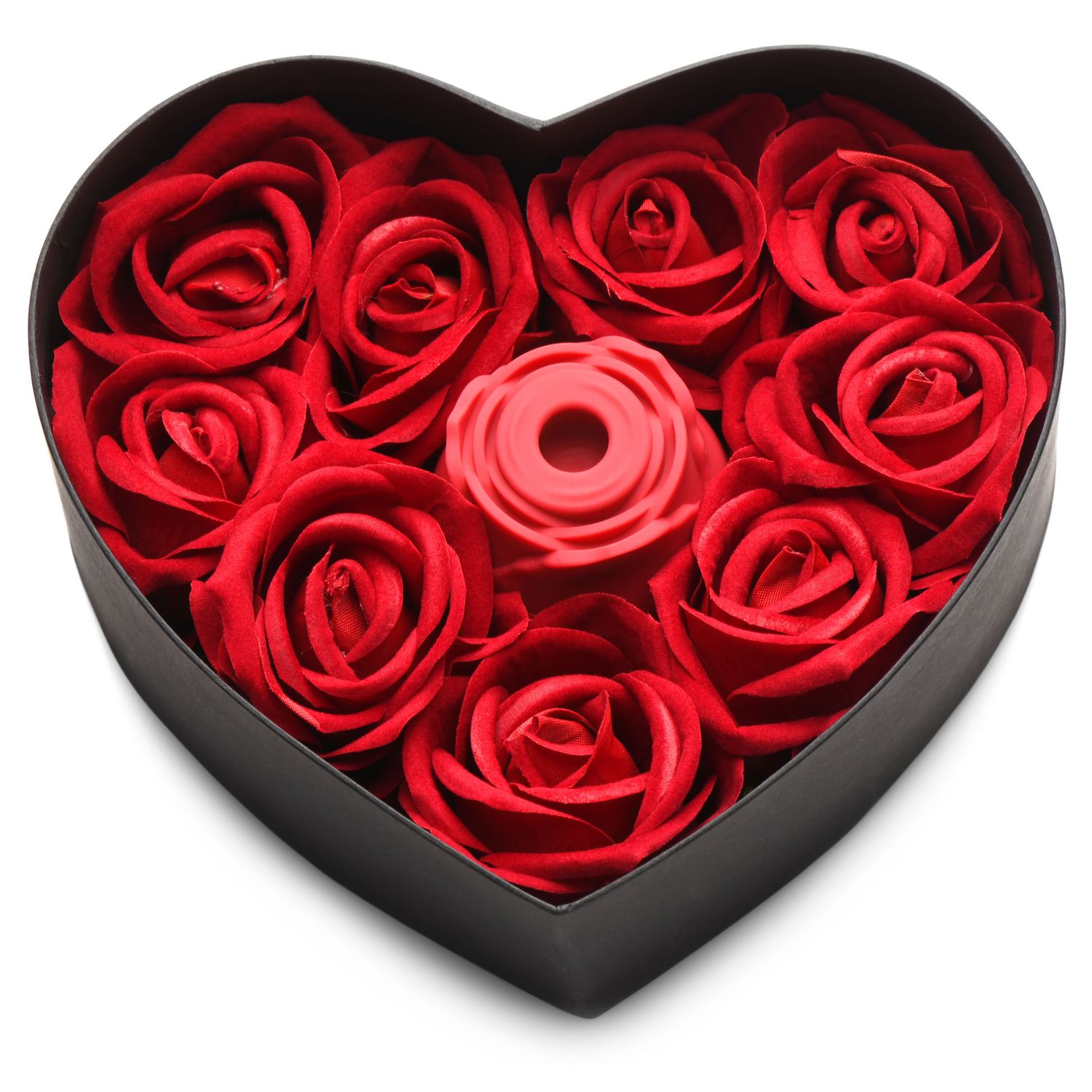 The Rose Lover&#39;s Gift Box 10X Clit Suction Rose - Red