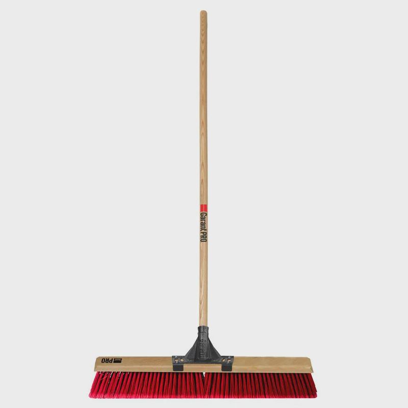GARANT - Push Broom, 24", Multi, Wood Handle