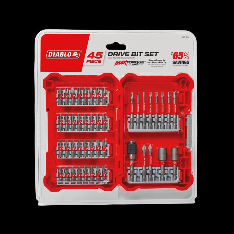 DIABLO - 45 pc Screwdriving Set