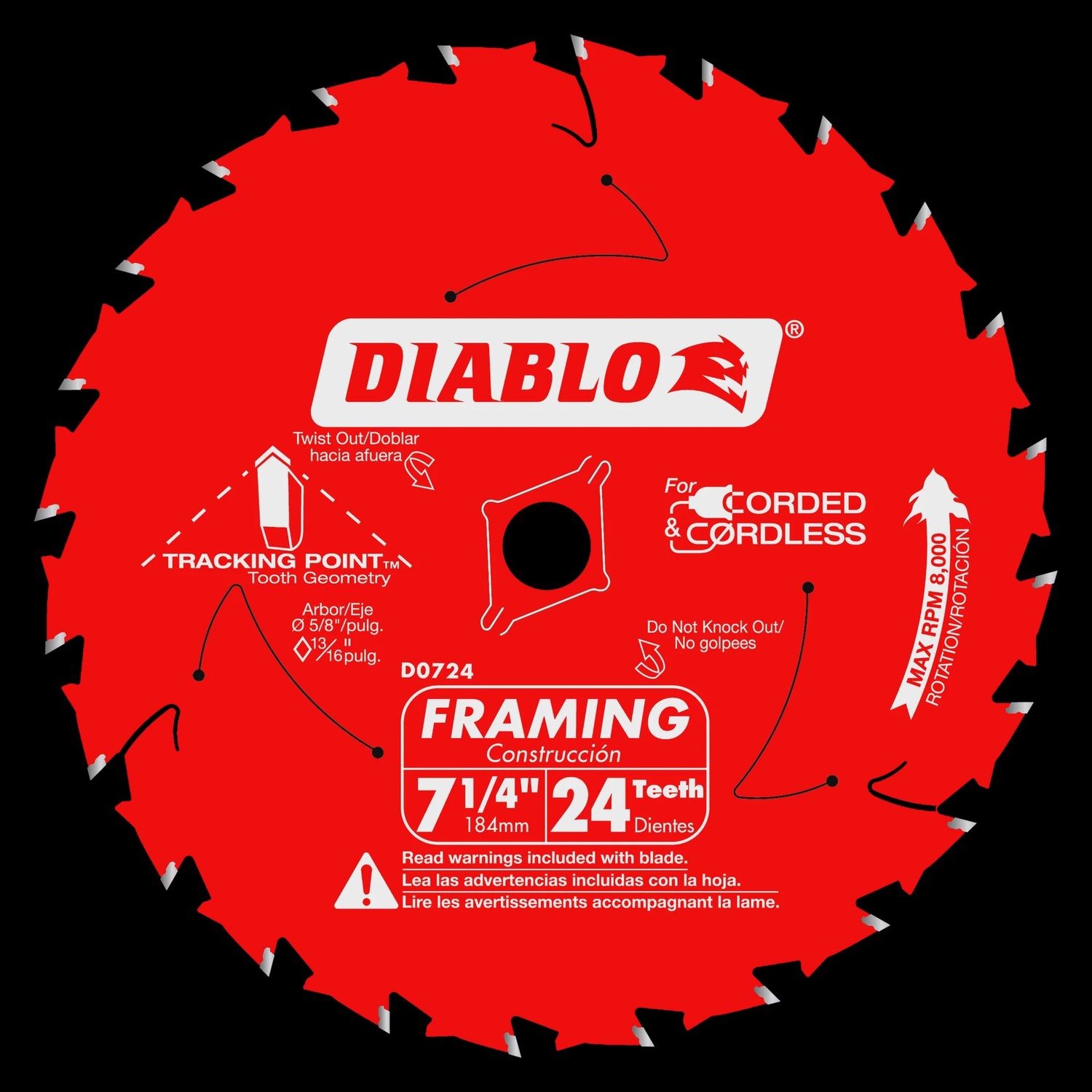 DIABLO - 24T Framing Blade