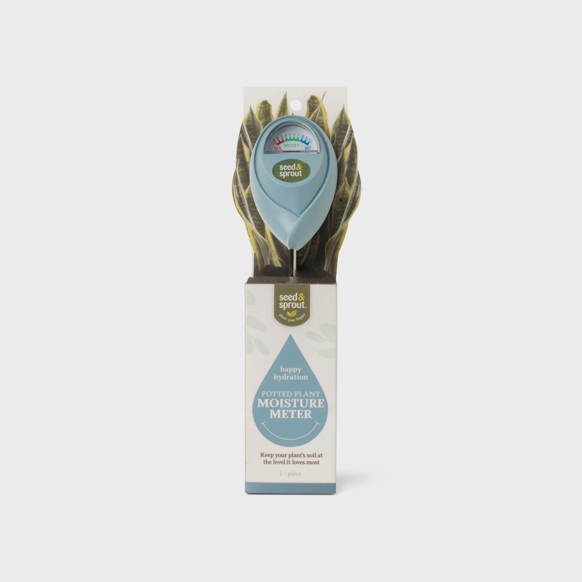 Seed &amp; Sprout Potted Plant Moisture Meter