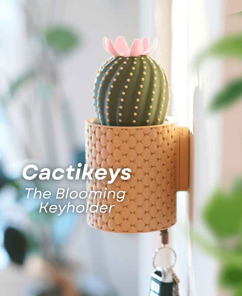 CactiKeys - The Blooming Wall Mounted Keyholder