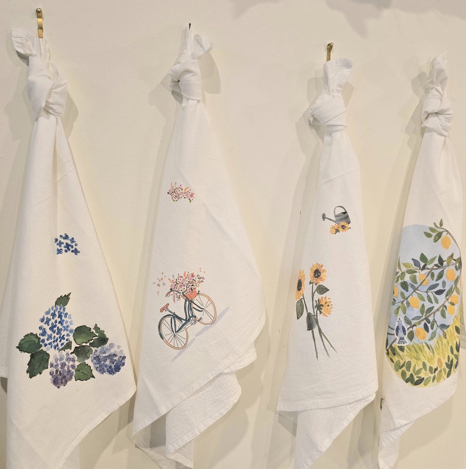 Flower Sack Tea Towel