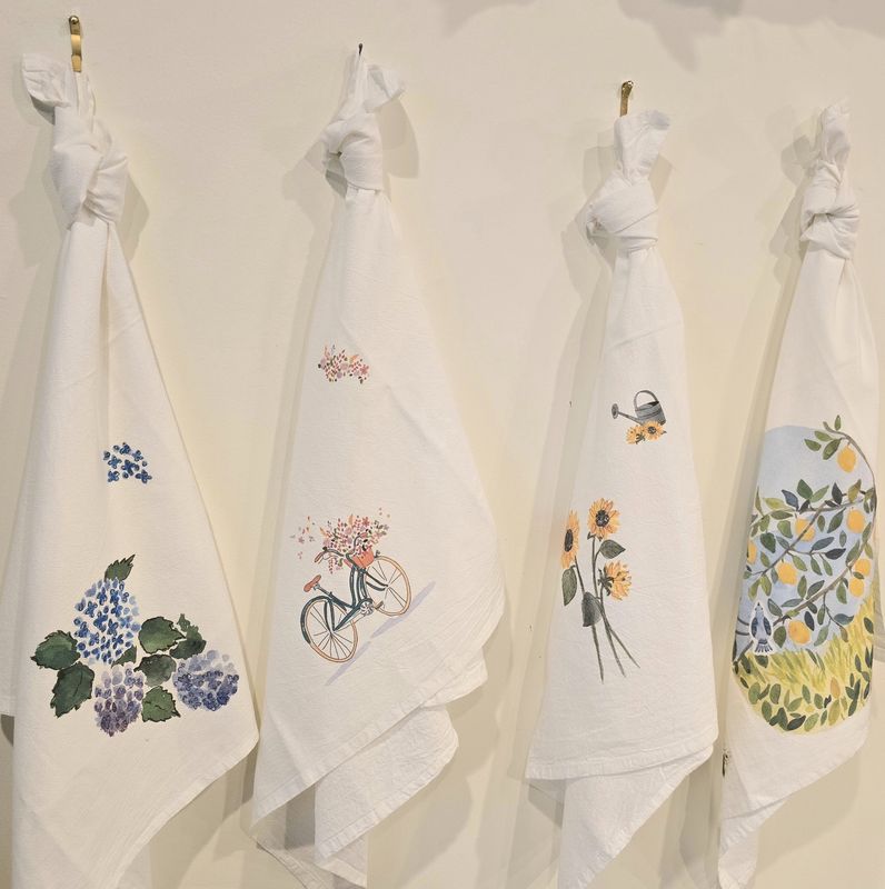 Cotton Flower Sack Tea Towel