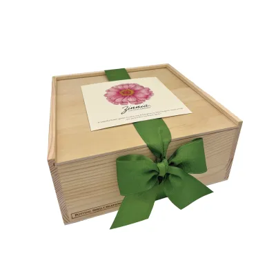 Cutting Garden Box | Mixed Giant Zinnia Flowers