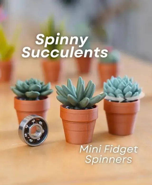 Spinny Succulents - Fidget Toy