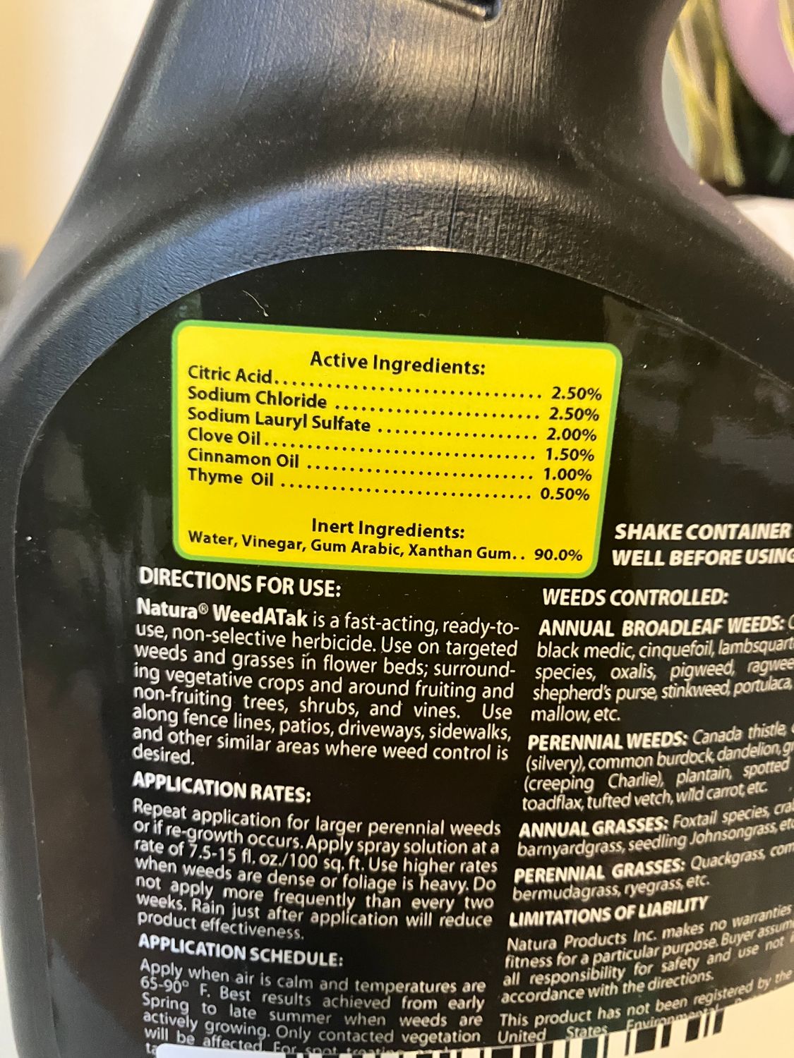 Natura Weed-A-Tak 32oz RTU