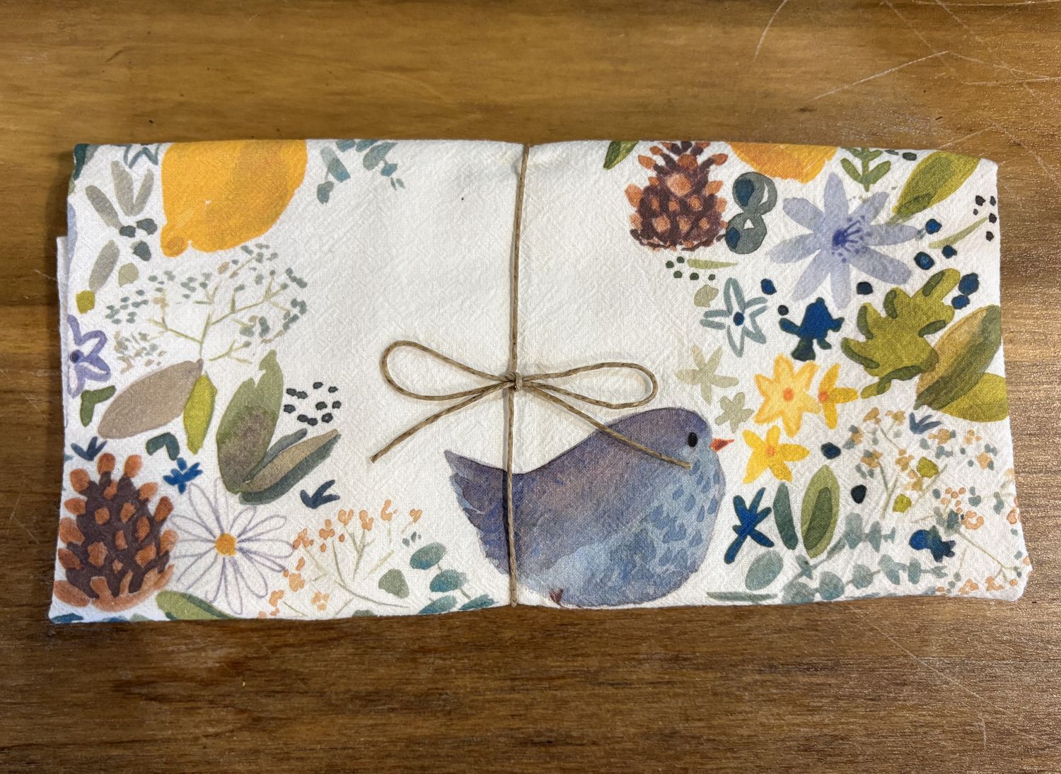 Cotton Flower Sack Tea Towel