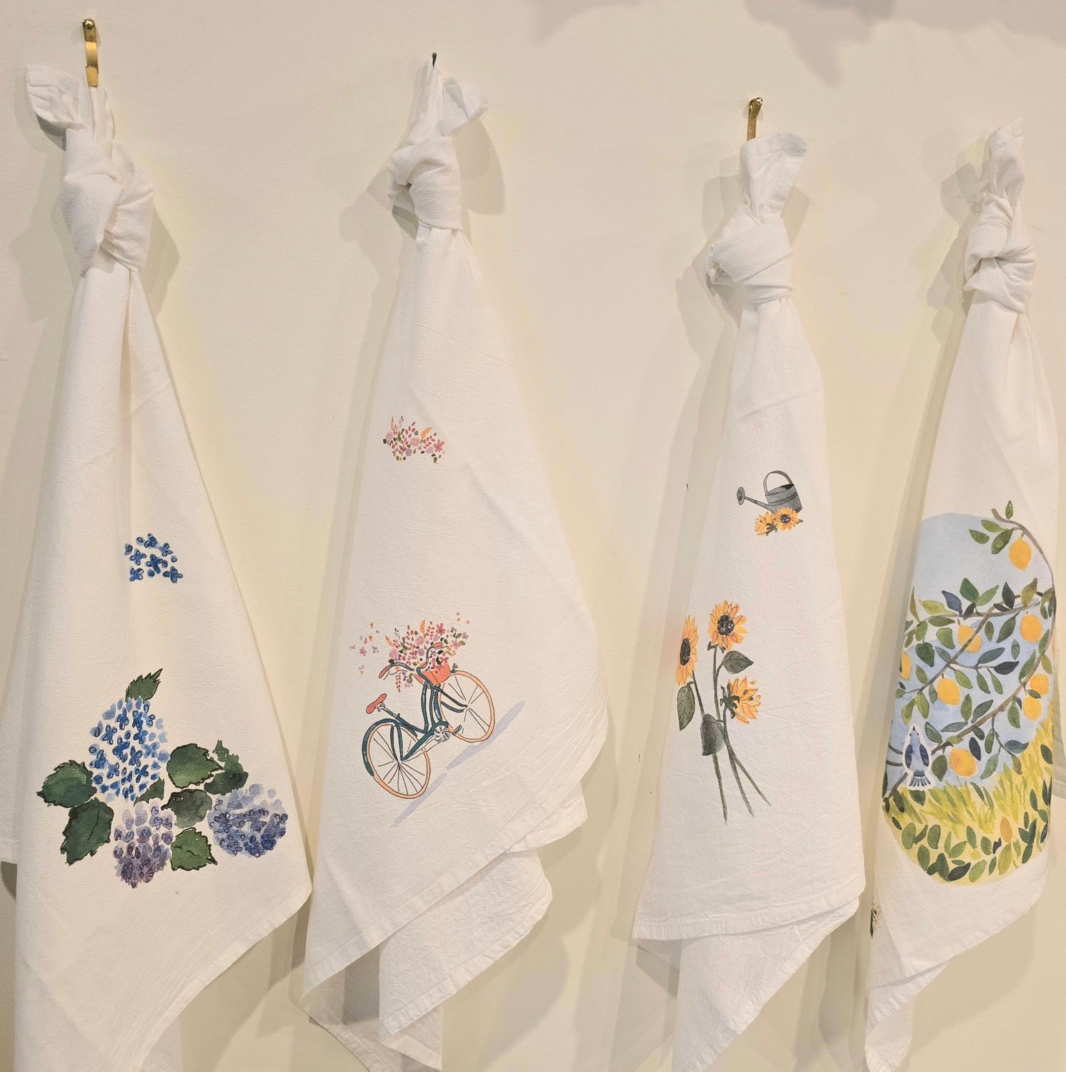 Cotton Flower Sack Tea Towel