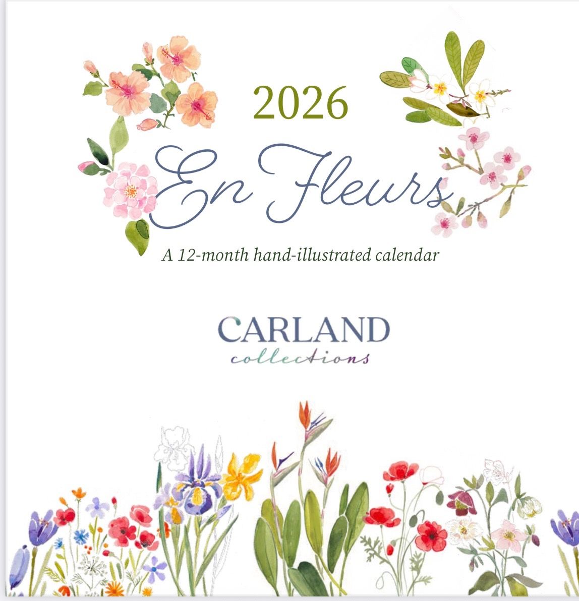 ‘En Fleurs’ 2026 Easel Calendar