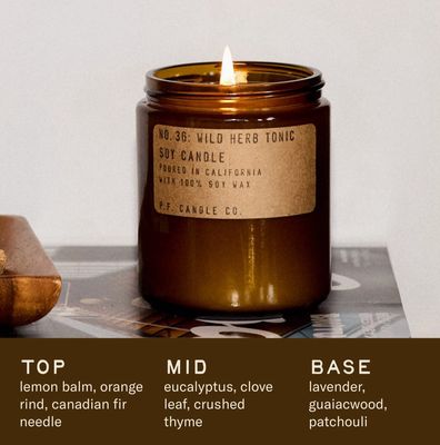 Soy Candle, Wild Herb Tonic - 7.2 oz