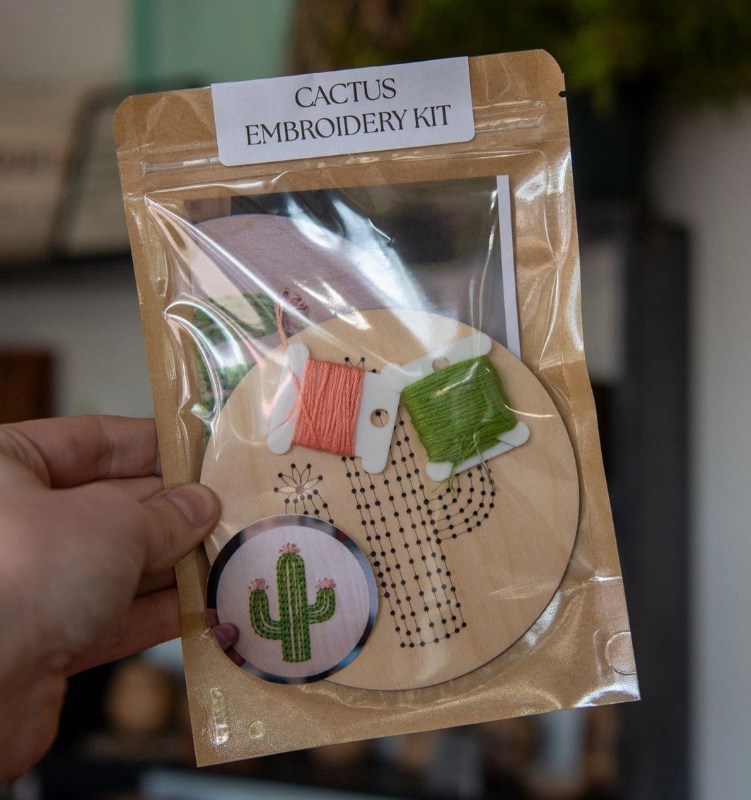 Cactus Embroidery Kit
