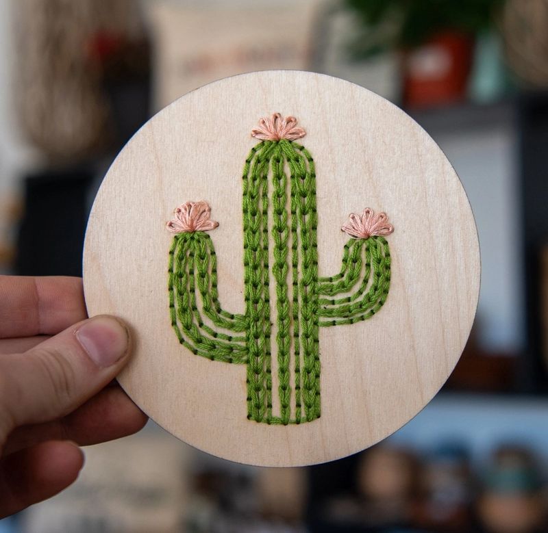 Cactus Embroidery Kit