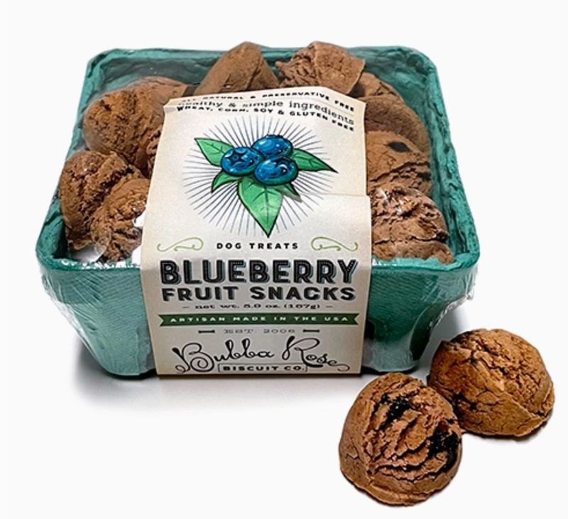 Blueberry Fruit Crate Box Dog Treats