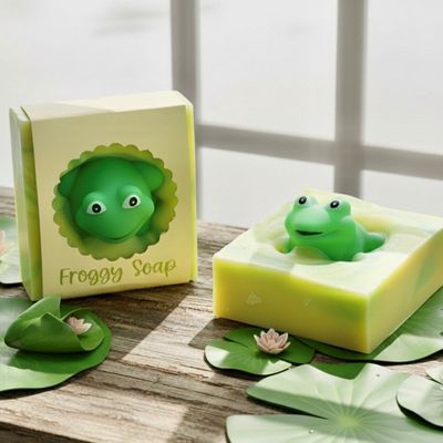 Froggy Handmade Soap Bar for Kids