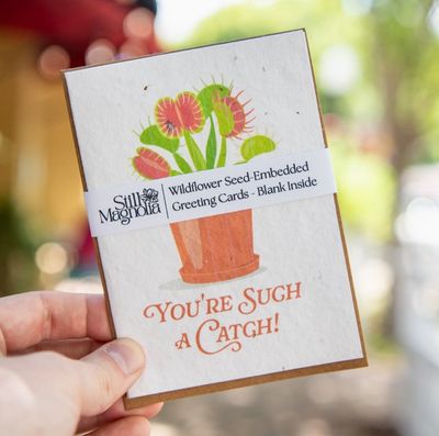 Plantable Card - You're Such a Catch - Wildflower Seed-Embedded