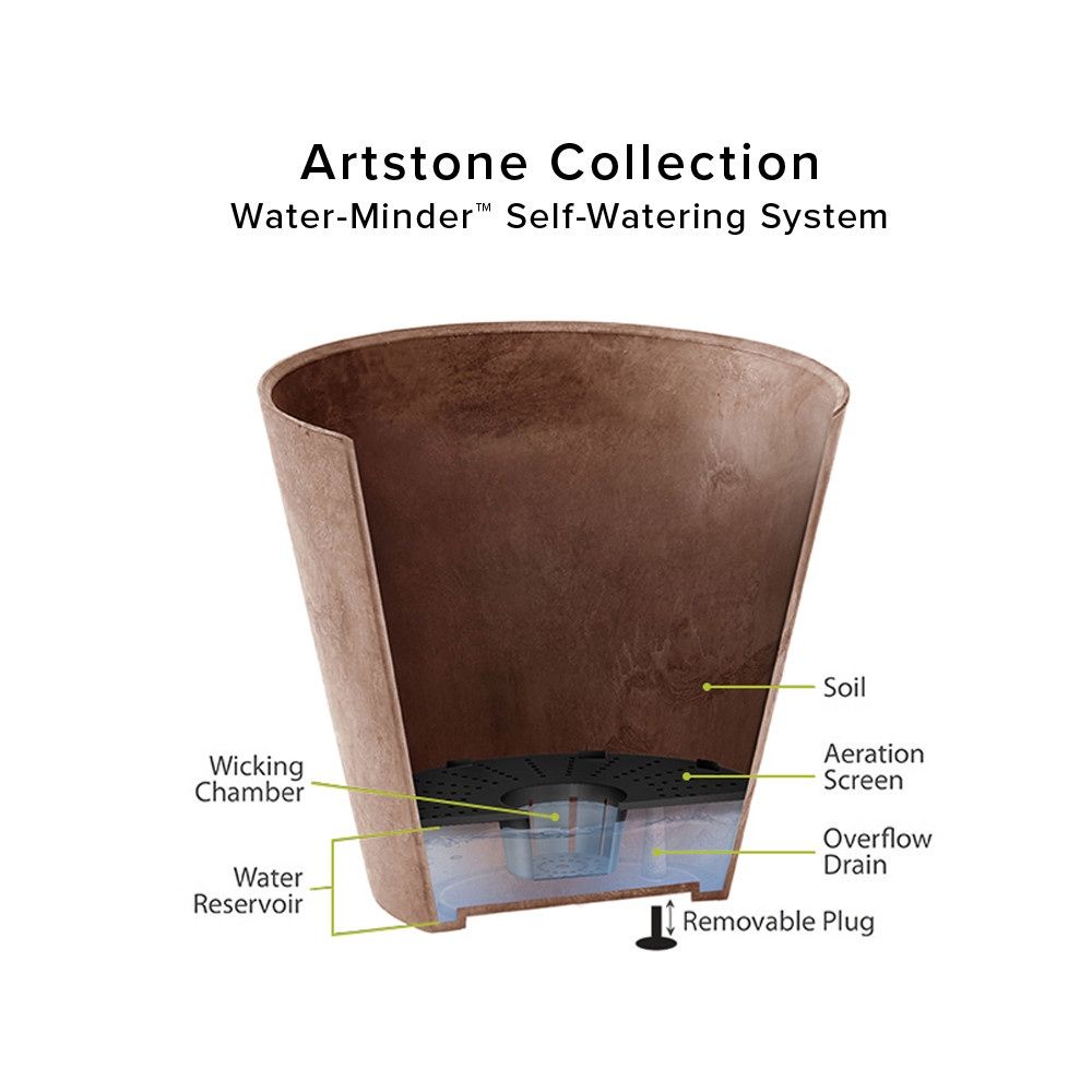 Napa Round Planter 8"