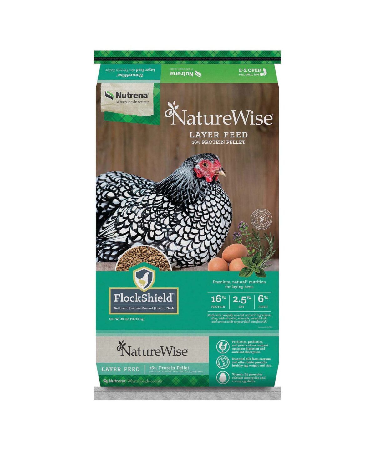 NATUREWISE LAYER PELLET 17% 40#