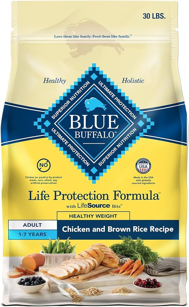 BLUE BUFFALO DOG HTH WT CH/RC 30#