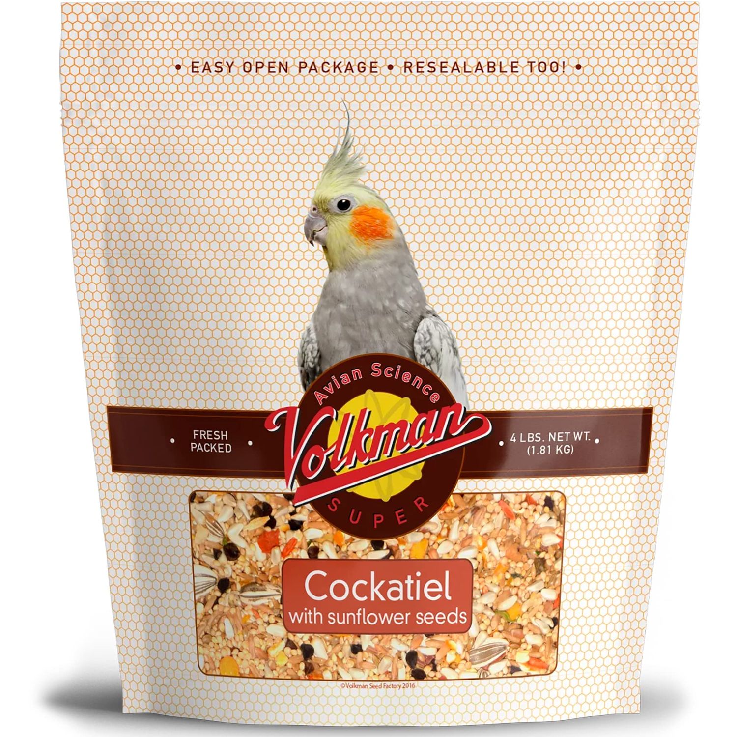 VOLKMAN COCKATIEL W/ SUNFLOWER  4#