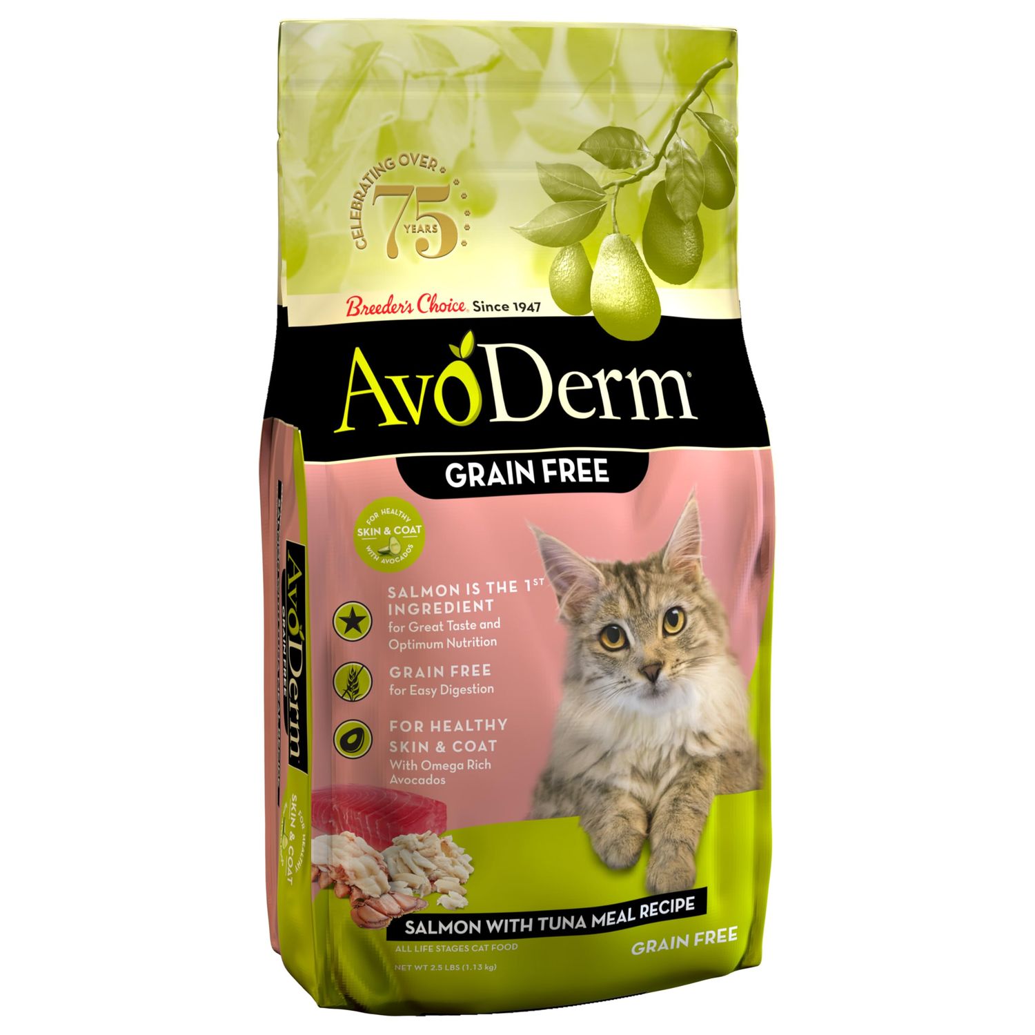AVODERM KIT GF SLMN/TUNA 2.5#