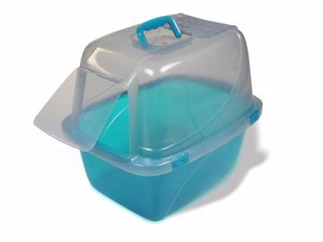 VAN NESS LITTER PAN ENCLSD TRANSL LG
