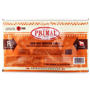 PRIMAL FRZN BEEF BONES 2&quot; 6PK