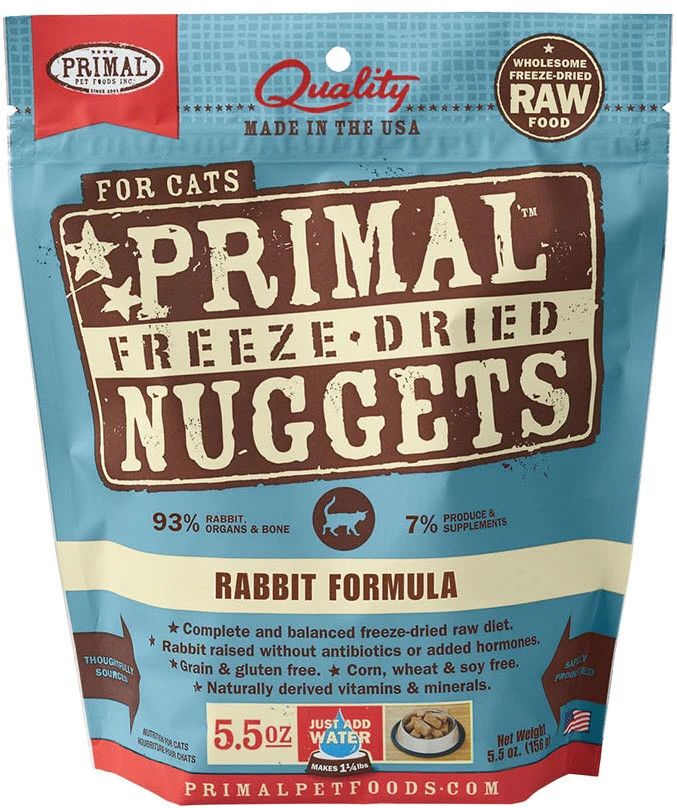 PRIMAL FD CAT RABBIT 5.5OZ