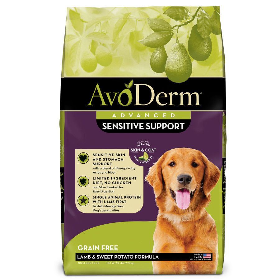 AVODERM DOG LAMB SENS 22#