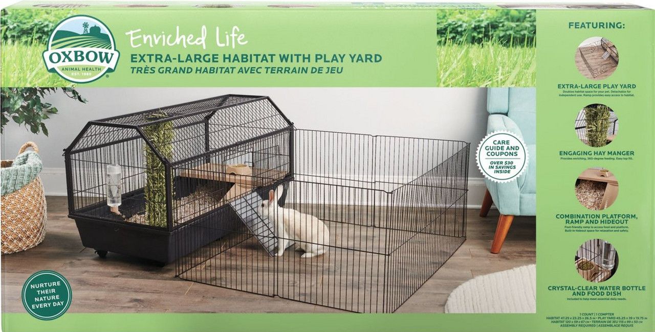 OXBOW SM HABITAT PLAY YARD EXTRA LARGE