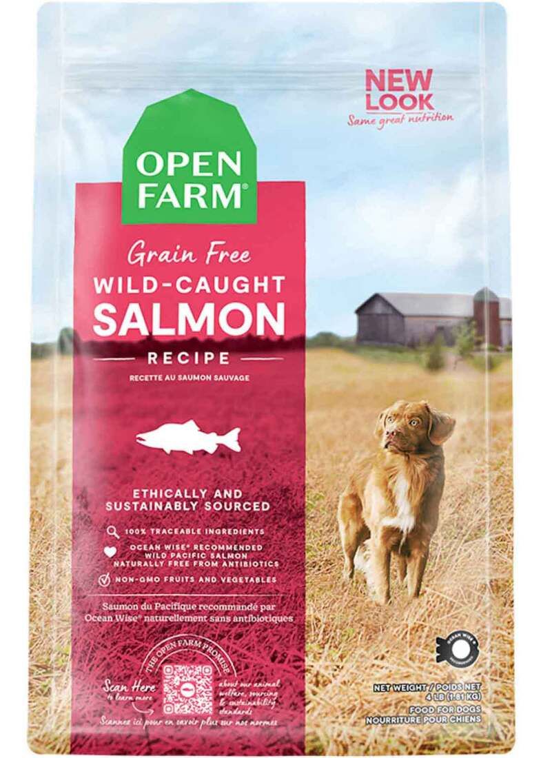 OPEN FARM DOG GF SALMON 4#