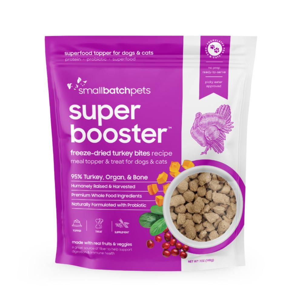 SMALL BATCH PETS SUPER BOOSTER FD TURK DOG/CAT 18OZ