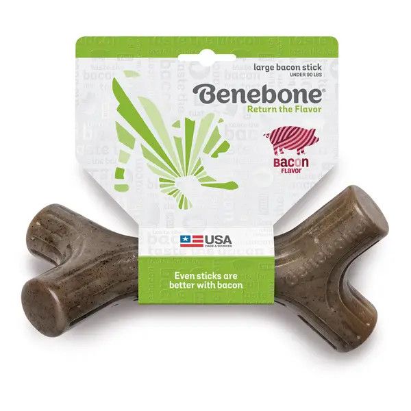 BENEBONE DOG STICK BACON LARGE