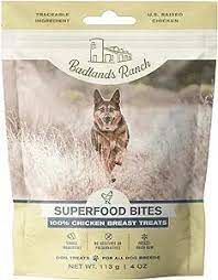 BADLANDS DOG TRT BITES CHICKEN 4OZ