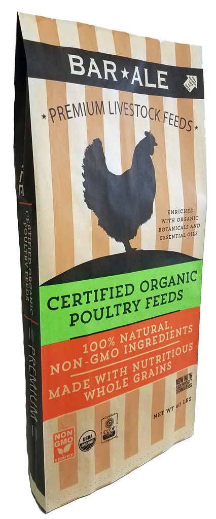 BAR ALE ORGANIC 18% PELLET 40#