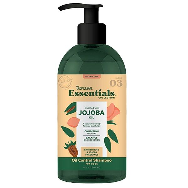 TROPICLEAN ESSENTIAL JOJOBA OIL SHAMP 16OZ