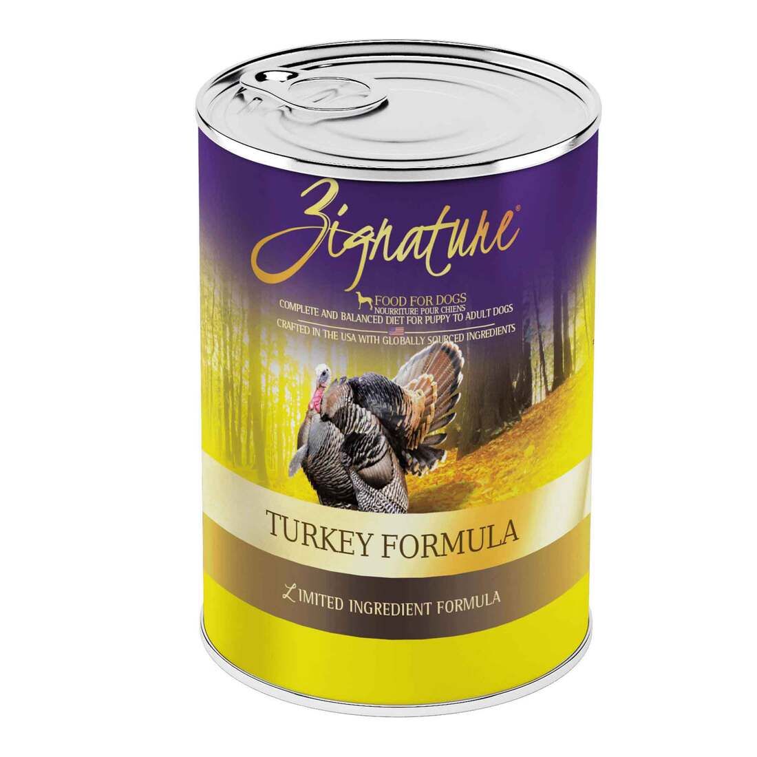 ZIGNATURE DOG TURKEY 13OZ