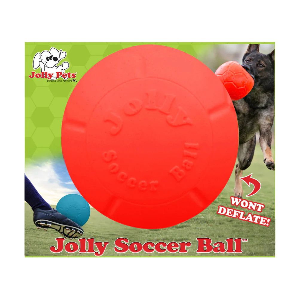 JOLLY PET SOCCER BALL ORANGE 8&quot;